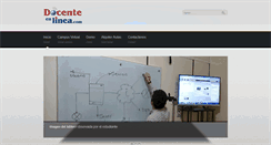 Desktop Screenshot of docenteenlinea.com