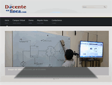 Tablet Screenshot of docenteenlinea.com